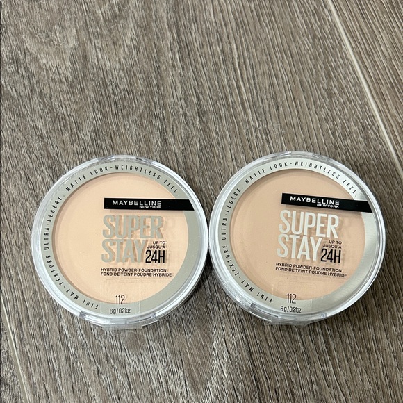 Maybelline Other - 2X Maybelline Super Stay 24H Foundation #112